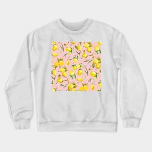 Watercolor lemons 9 Crewneck Sweatshirt